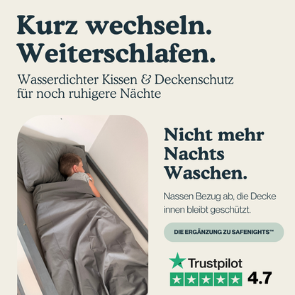 Decken- & Kissenschutz – wasserdichter Bezug