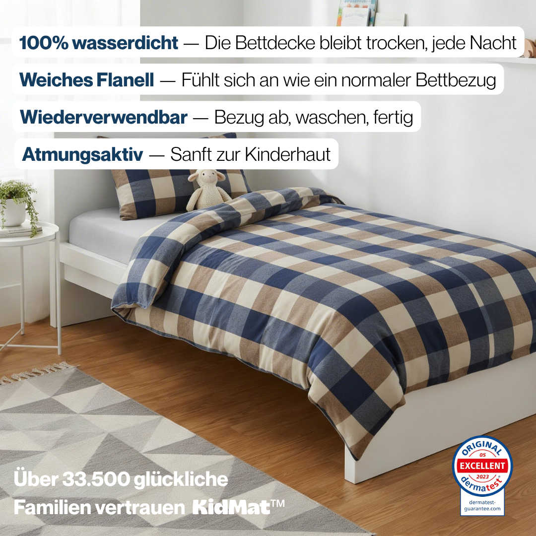 Premium Decken & Kissenschutz -  100% Wasserdicht