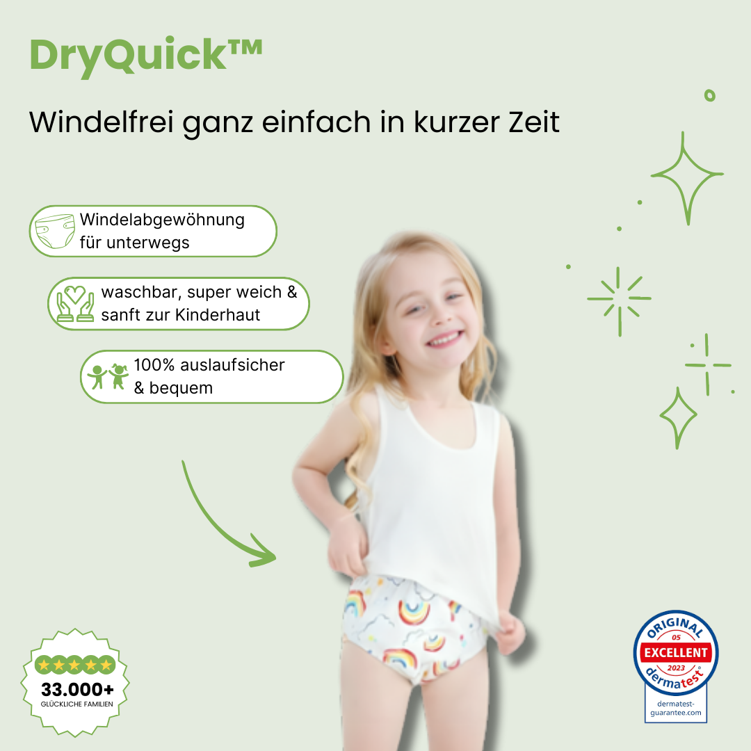 DryQuick™ - Auslaufsichere Windelshorts für unterwegs