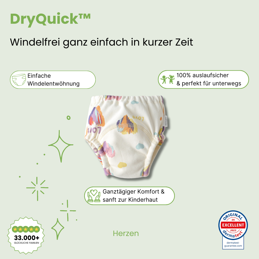 DryQuick™ - Auslaufsichere Windelshorts für unterwegs