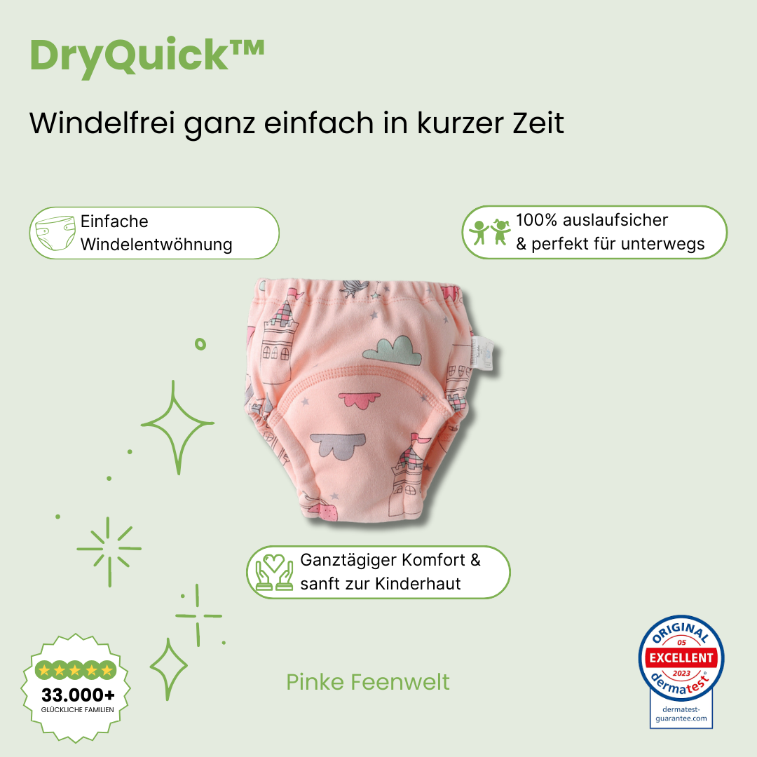 DryQuick™ - Auslaufsichere Windelshorts für unterwegs